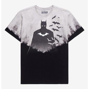 DC Comics Batman Silhouette Portrait Men's Dip-Dye T-Shirt - BoxLunch Exclusive